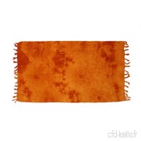 Soleil d'Ocre 400016 Tie and Dye Fouta Coton Orange 150 x 100 cm - B00XHZPKMS